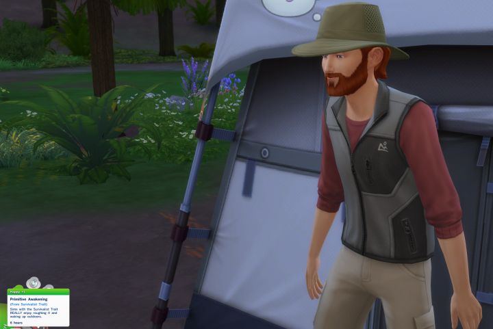Survivalist Reward Trait in Sims 4 Outdoor Retreat
