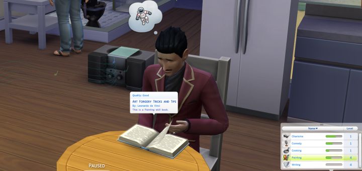 Mortimer Goth Reading a Skill Book