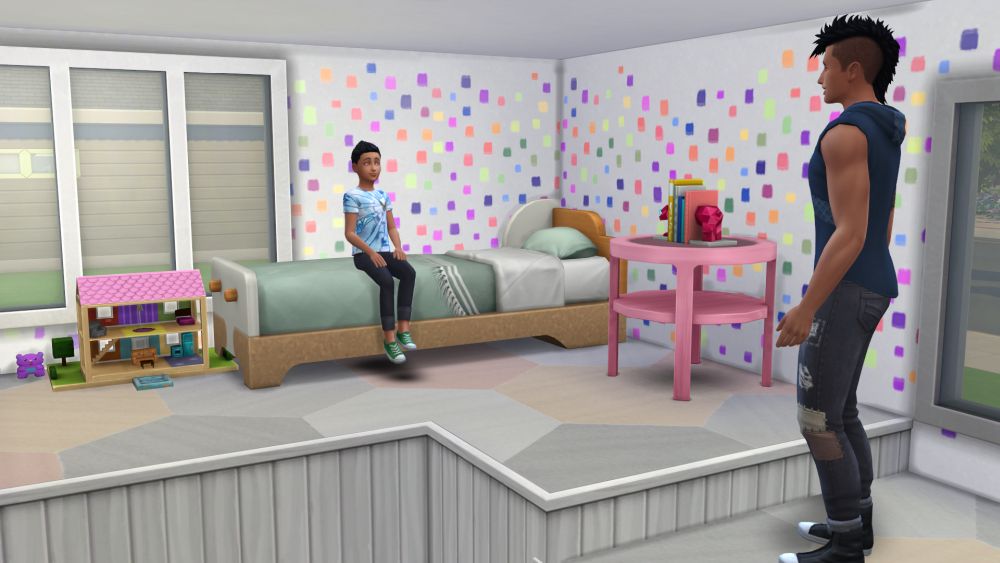 Sims 4 making a room for children-only