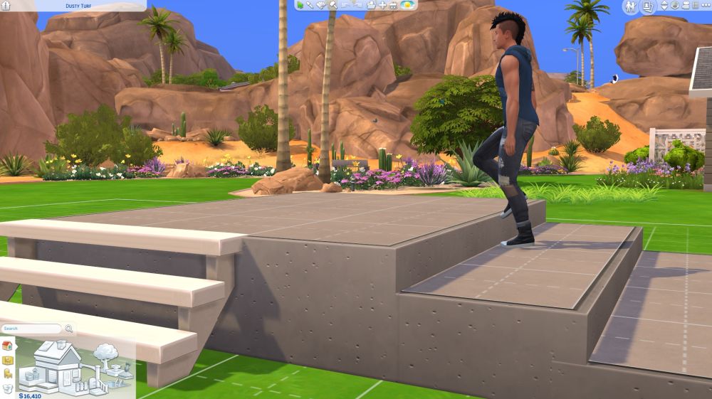 Sims 4 Platforms using heights and stairs