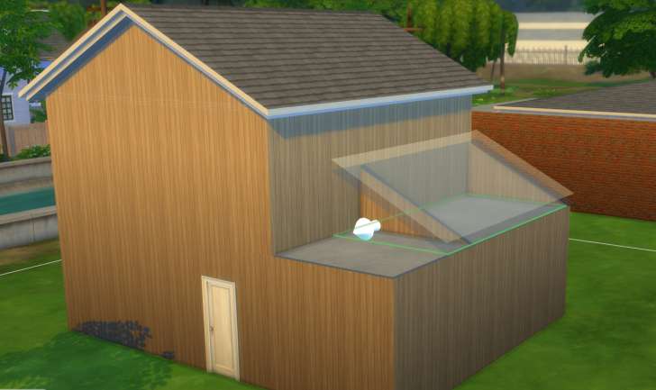 Sims 4 Building How-To's: almost round roof