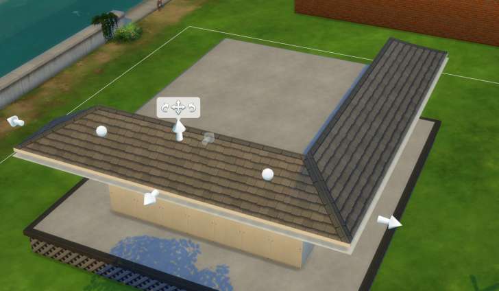 Sims 4 Building How-To's: porch roof