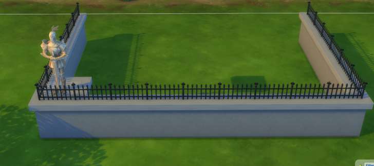 Sims 4 Building How-To's: remove a large corner section, use it as a plinth for a statue