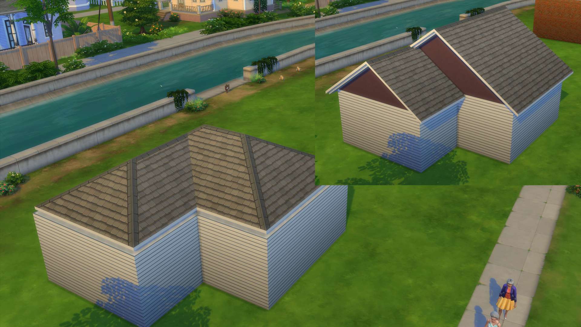 The Sims 4 Building Roofs