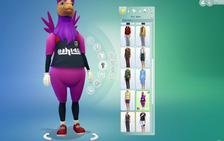 Sims 4 Llama Mascot Costume
