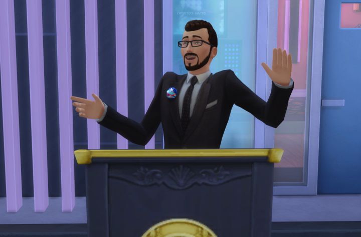 Activist career in The Sims 4 City Living