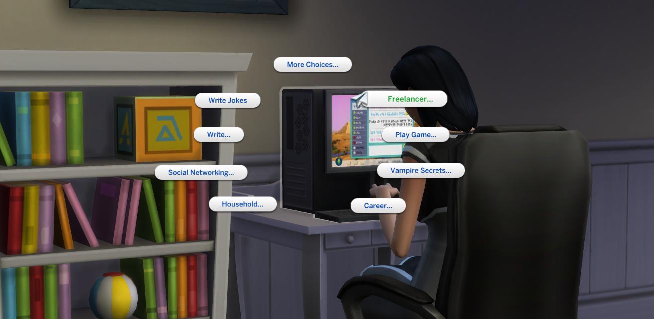 The Sims 4 Freelancer Career