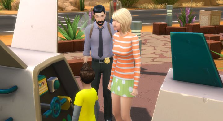 Arresting a suspect Sim as a Detective