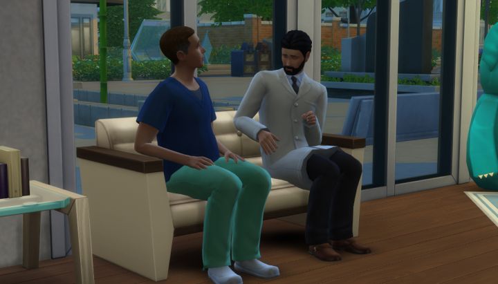 the sims 4 get to work doctor