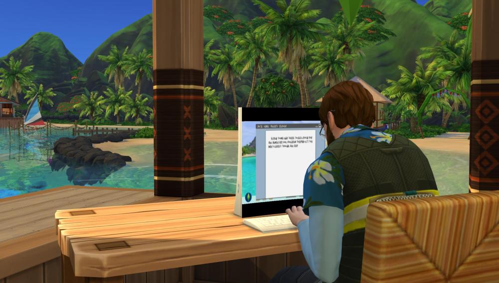 The Sims 4 Island Living: Gran Application for Conservationist Career