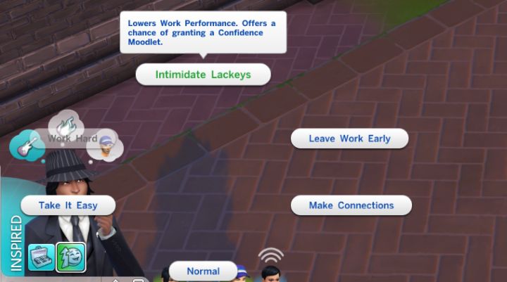 Work Tones let you decide how your Sim approaches the Work Day