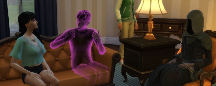 Becoming friends with a ghost will let you add them to your household