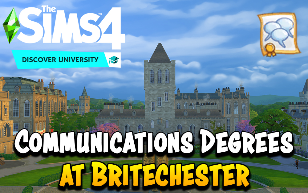 The Sims 4 Communications Degree