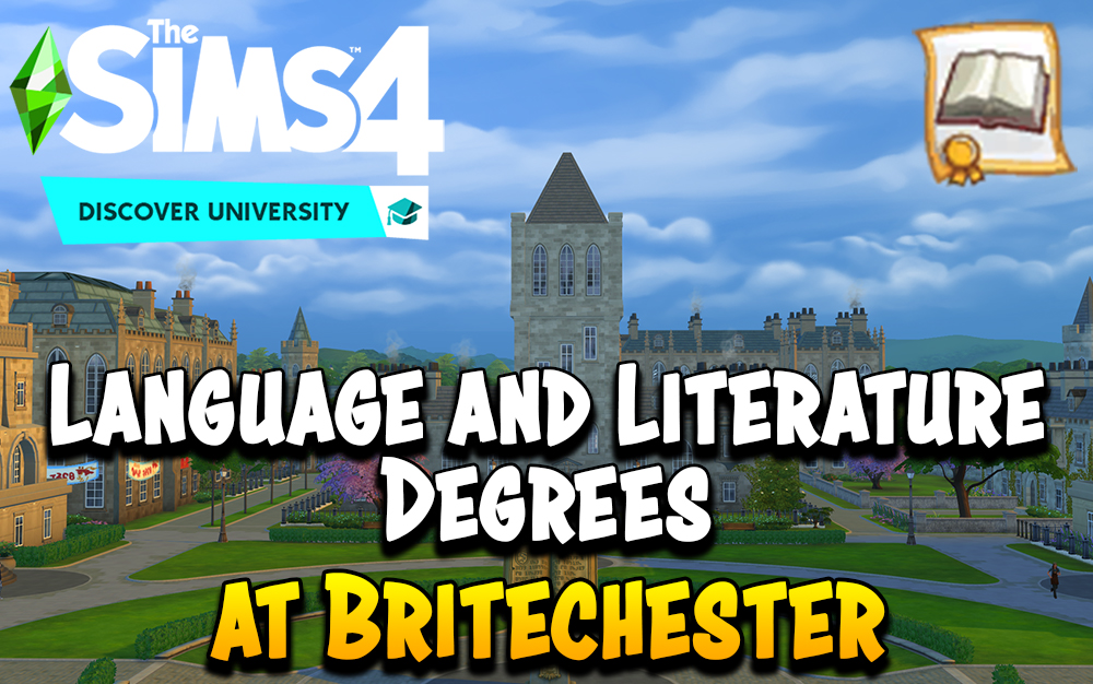 The Sims 4 Language and Literature Degree