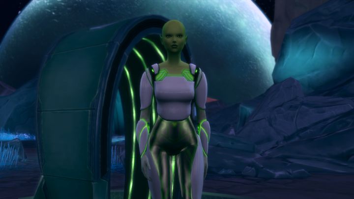 The Sims 4 Get to Work - A female Alien