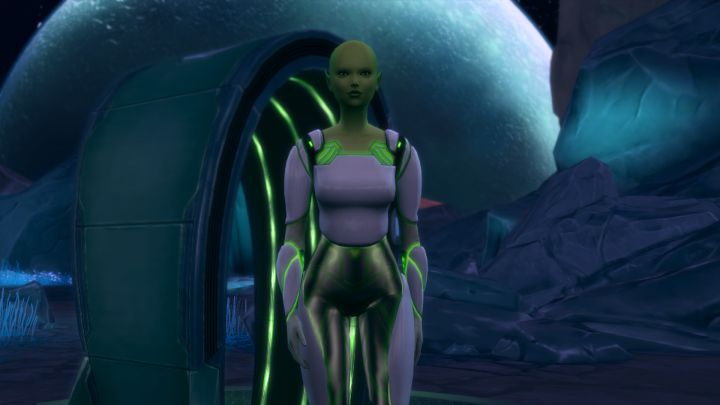 The Sims 4 Get to Work - A female Alien