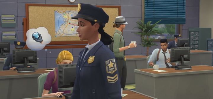 Police Station in the Sims 4 - this is where Detectives will Work