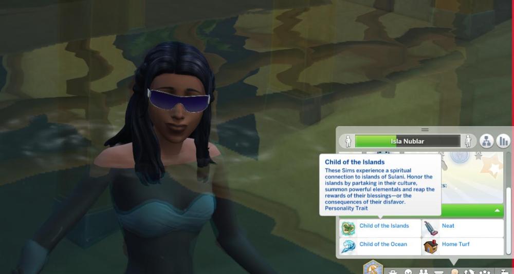 Island Living has a few new traits for Sims