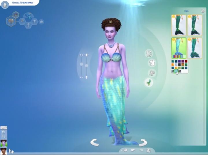 The Sims 4 Island Living - A mermaid in Create-a-Sim also a Trait Randomizer