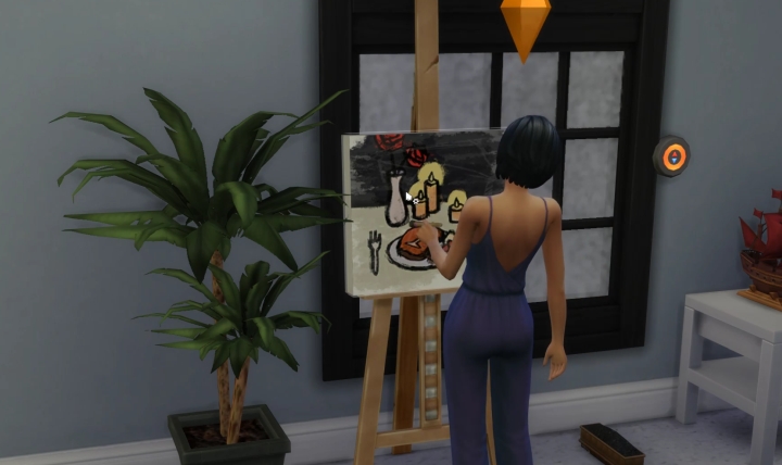 The Sims 4 Seasons: Flirty paintings and sculptures can help to get Father Winter in the right mood