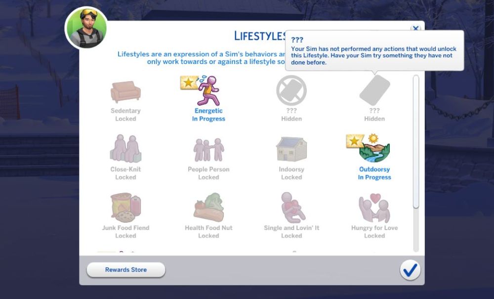 Lifestyles are a new feature in The Sims 4 Snowy Escape Expansion Pack.