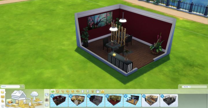 5 new pre-styled rooms in the game pack