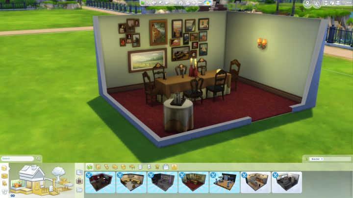 5 new pre-styled rooms in the game pack