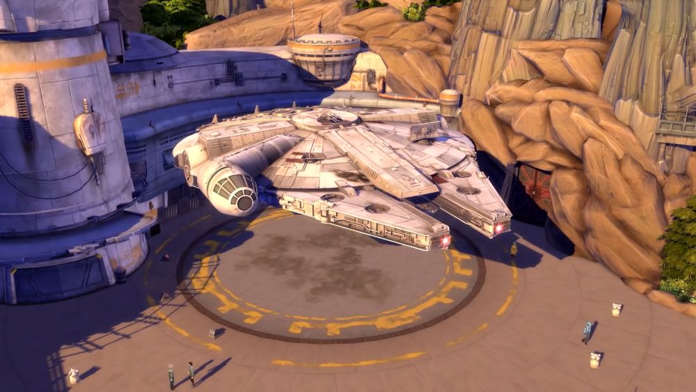 The Millenium Falcon in The Sims 4