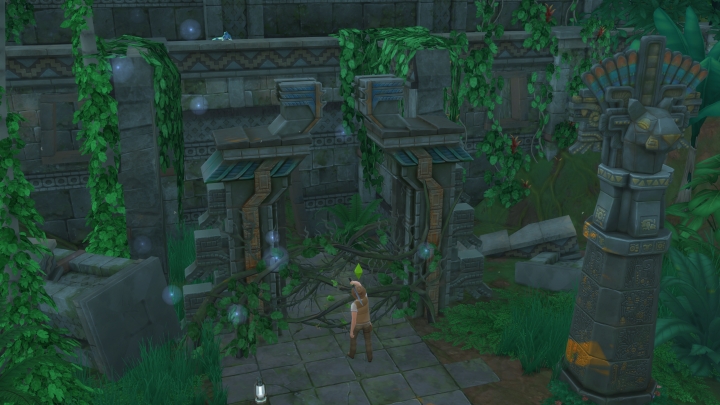 The Sims 4 Jungle Adventure: The Temple Entrance