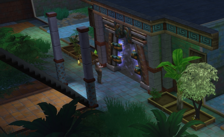 The Sims 4 Jungle Adventure Game Pack: Tree of emotions for emotion traps inside the temple