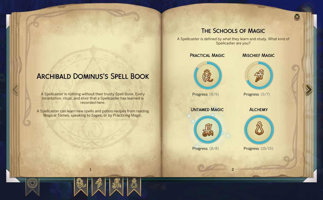 Spellbook in The Sims 4 Realm of Magic