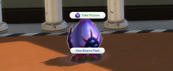 Strange plants found all over Strangerville in The Sims 4