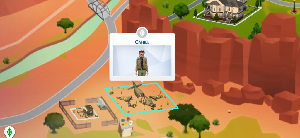 The Sims 4 Strangerville Game Pack - the plane crash is not something you search.