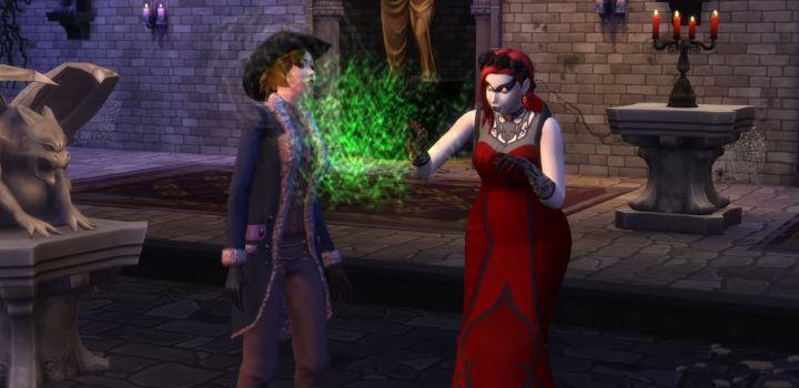 The Sims 4 Vampires: Manipulate and terrify other Sims with your supernatural abilities.