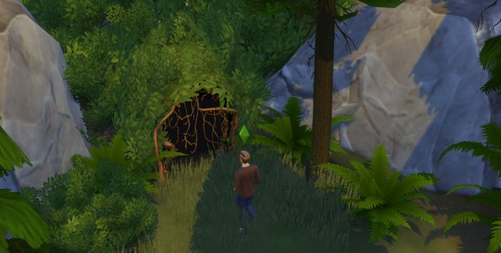 This Cave leads to the Secret Area in Outdoor Retreat's Granite Falls