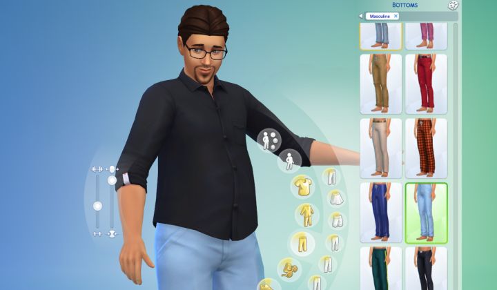 How to change a Sim's weight and body type