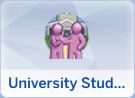 The Sims 4 University Student Hang Out Lot Trait
