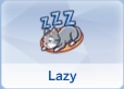 Lazy Trait in The Sims 4 Cats and Dogs Expansion Pack