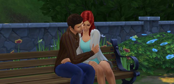 The Sims 4: Sims falling in love
