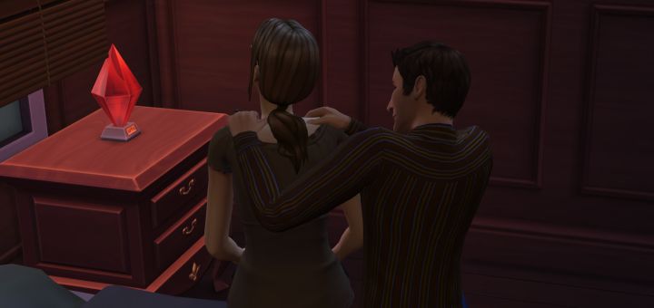 The Sims 4: A Sim gives his fiancee a Massage