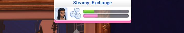 The Sims 4: Romantic Relationship Bar and Social Context
