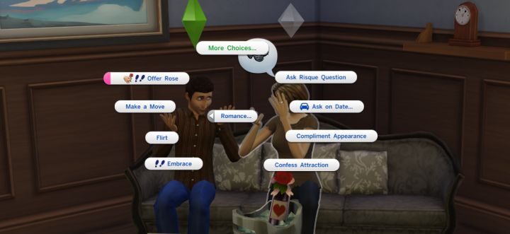 How can I make my Sims be in love/flirty with each other again