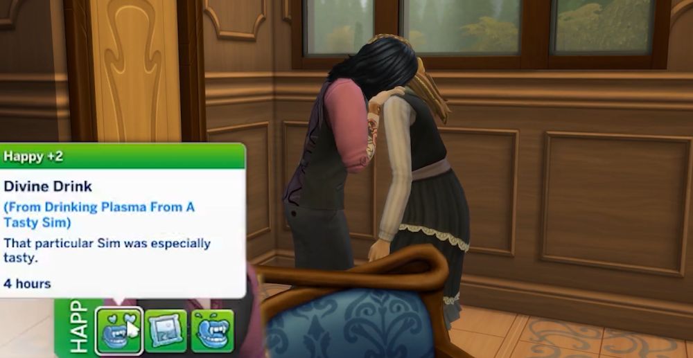 A vampire gets a special boost in The Sims 4