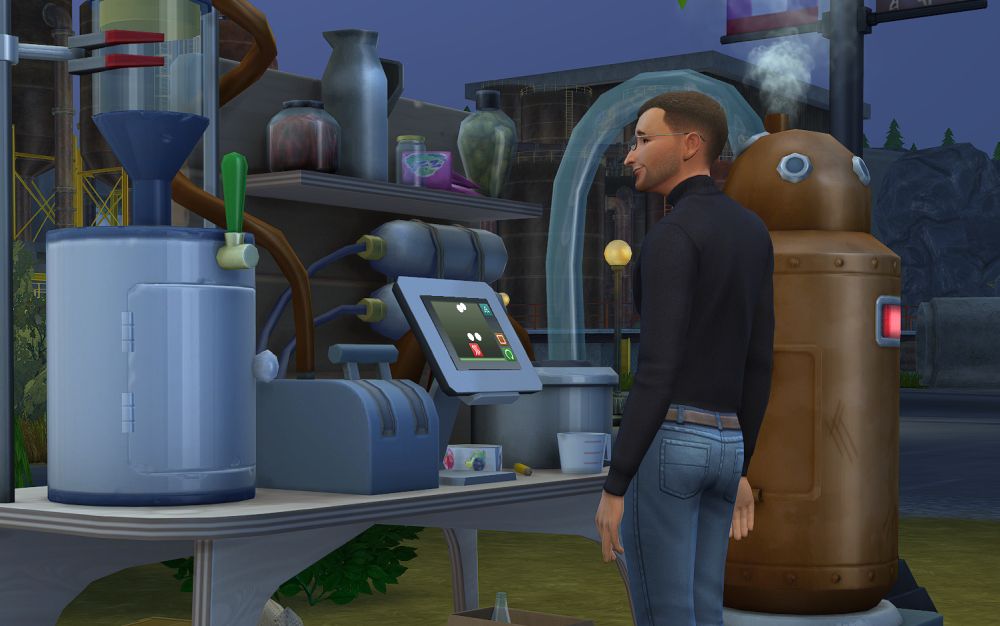 Juice Fizzing Machine in Sims 4 Eco Lifestyle
