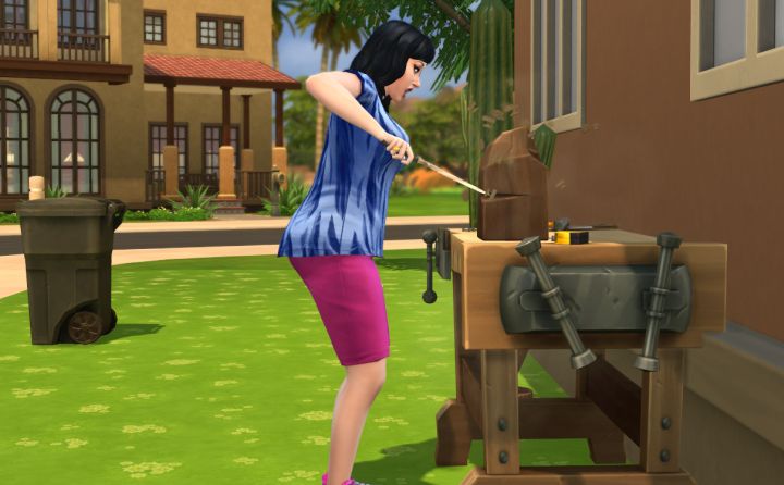 Any CC to make sims 4 look more like old sims games? Preferably