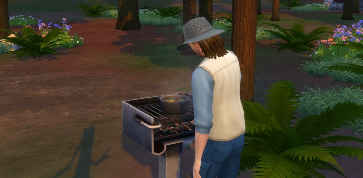 Sims 4 Outdoor Retreat - The Herbalism Skill lets you Brew Recipes