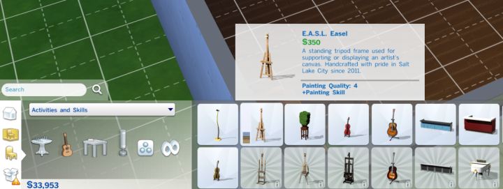 The Sims 4 Painting - Buy Easel