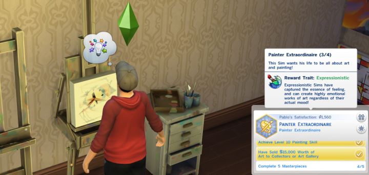 sims 3 how to make money with painting