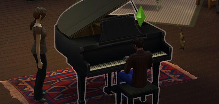 The Sims 4 Piano