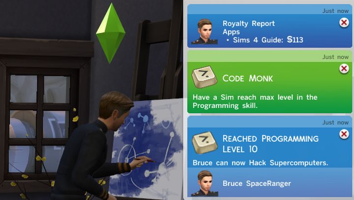 can you make money programming sims 4